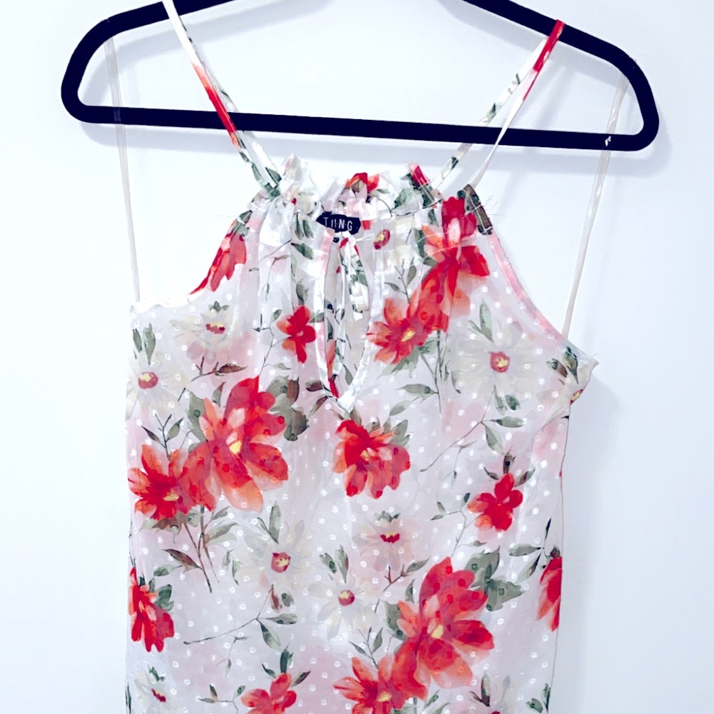 Cute floral summer blouse